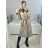 Damen Langarm-Fleecemantel (S / M ONE SIZE) ITALIAN FASHION IMC21865 M / L braun