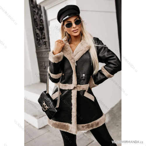 Wintermantel mit Fell Langarm Damen (SL) ITALIAN FASHION IMPTI23TR2023009