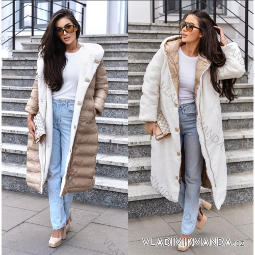 Wintermantel mit Fell Langarm Damen (SL) ITALIAN FASHION IMPTI23TR2023009