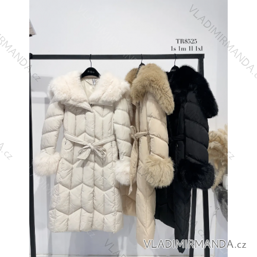 Wintermantel mit Fell Langarm Damen (SL) ITALIAN FASHION IMPTI23TR2023009