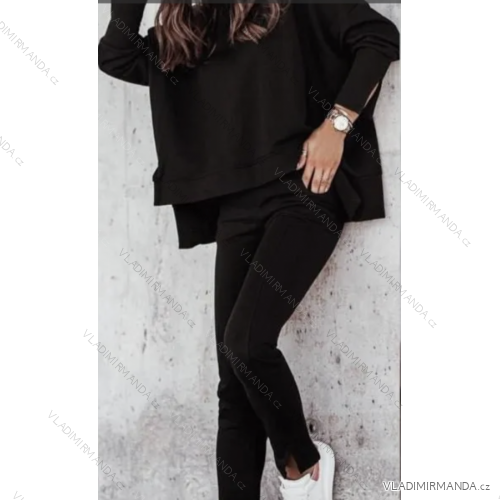 Langarm-Trainingsanzug und Sweatshirt-Set für Damen (Einheitsgröße S/M) ITALIAN FASHION IMPGM232633