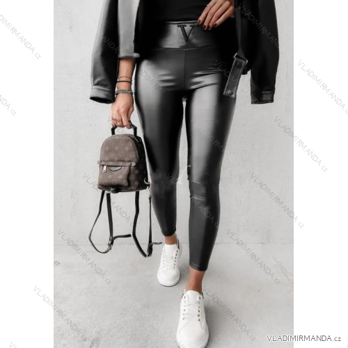 Lange Lederleggings für Damen (XS-L) ITALIAN FASHION IMPTI23TR1853