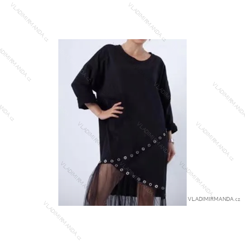 Damen-Kleid mit langen Ärmeln und Anhänger (Einheitsgröße S/M) ITALIAN FASHION IMPLI2371653
