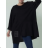 Damen-Tunika mit langen Ärmeln in Übergröße (Einheitsgröße S/M) ITALIAN FASHION IMPLI2365326