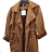 Damen-Langarmmantel (S/M EINHEITSGRÖSSE) ITALIAN FASHION IMPLI239396