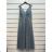 Trägerloses langes Partykleid für Damen (Einheitsgröße S/M) ITALIAN FASHION IMPSH23L676 Gold L-2XL