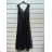 Trägerloses langes Partykleid für Damen (Einheitsgröße S/M) ITALIAN FASHION IMPSH23L676 Gold L-2XL