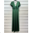 Langes, lässiges Kurzarmkleid für Damen (XL/2XL GROSSE GRÖSSE) ITALIAN FASHION IMPSH245441A Gold XL/2XL
