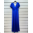 Langes, lässiges Kurzarmkleid für Damen (XL/2XL GROSSE GRÖSSE) ITALIAN FASHION IMPSH245441A Gold XL/2XL