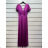 Langes, lässiges Kurzarmkleid für Damen (XL/2XL GROSSE GRÖSSE) ITALIAN FASHION IMPSH245441A Gold XL/2XL