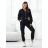 Set lange Jogginghosen und langärmliges Sweatshirt für Frauen (UNI S / L) TURKISH FASHION IMK20148 Khaki S/M