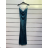 Langes trägerloses Pailletten-Partykleid für Damen (Einheitsgröße S/M) ITALIAN FASHION IMPSH233348