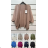Damen-Strickjacke mit langen Ärmeln (Einheitsgröße S/M) ITALIAN FASHION IMPSH23W-13