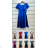 Kurzes, lässiges Kurzarmkleid für Damen (Einheitsgröße S/M) ITALIAN FASHION IMPSH236544 schwarz S / M