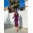 Langes, elegantes Party-Langarmkleid für Damen (S/M EINHEITSGRÖSSE) ITALIAN FASHION IMPSH2363325 schwarz S / M