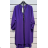 Elegantes Damenkleid mit Gürtel und langen Ärmeln (Einheitsgröße S/M) ITALIAN FASHION IMPSH2323050