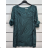 Damen-Tunika mit langen Ärmeln in Übergröße (Einheitsgröße S/M) ITALIAN FASHION IMPSH2316090