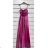 Trägerloses langes Partykleid für Damen (Einheitsgröße S/M) ITALIAN FASHION IMPSH2360055 dunkelblau S / M