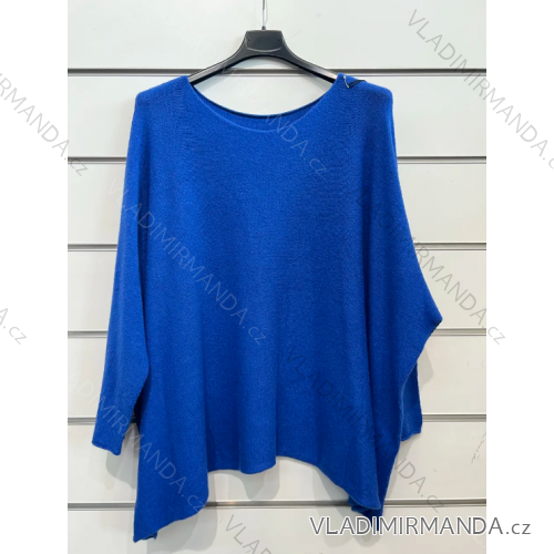 Übergroßer Langarm-Strickpullover für Damen (S/M EINHEITSGRÖSSE) ITALIAN FASHION IMPSH23969A