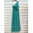 Trägerloses langes Partykleid für Damen (Einheitsgröße S/M) ITALIAN FASHION IMPSH2360055 hellblau S / M