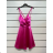 Kurzes Partykleid mit Trägern für Damen (Einheitsgröße S/M) ITALIAN FASHION IMPSH236512 Gold S / M