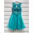 Ärmelloses kurzes Partykleid für Damen (S/M EINHEITSGRÖSSE) ITALIAN FASHION IMPSH2350130 hellblau S / M