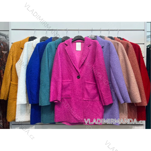 Langärmeliger Lammmantel für Damen (S/M EINHEITSGRÖSSE) ITALIAN FASHION IMPSH2321301