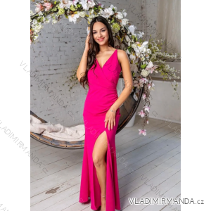 Langes Partykleid für Damen mit Trägern (S/M EINHEITSGRÖSSE) ITALIAN FASHION IMPSH244430