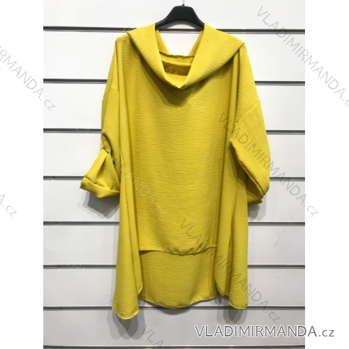Damen-Tunika mit langen Ärmeln in Übergröße (Einheitsgröße S/M) ITALIAN FASHION IMPSH2316090