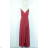 Trägerloses langes Partykleid für Damen (Einheitsgröße S/M) ITALIAN FASHION IMPSH2380156 fialová purpurová S / M