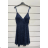 Trägerloses langes Partykleid für Damen (Einheitsgröße S/M) ITALIAN FASHION IMPSH2360055 beige S / M