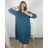 Kurzärmliges Sommerkleid aus Baumwolle für Damen (Einheitsgröße S/M) ITALIAN FASHION IM722253