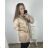 Ärmellose ärmellose Damen (uni sl) ITALIENISCHE MODA IM318334 2XL/3XL braun