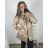 Ärmellose ärmellose Damen (uni sl) ITALIENISCHE MODA IM318334 2XL/3XL braun