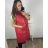Kleid Oversize Kurzarm Damen (4XL/5XL ONE SIZE) ITALSKÁ MÓDA IM422026 2XL/3XL schwarz