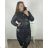 Damen-Kapuzenjacke in großen Größen (XL/2XL ONE SIZE) ITALIAN FASHION IM422684