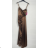 Langes elegantes Partykleid mit Trägern für Damen (S/M/L ONE SIZE) ITALIAN FASHION IMPBB23B23376