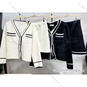 Set aus eleganten langen Hosen und langärmligen Blazern für Damen (Einheitsgröße S/M) ITALIAN FASHION IMPBB232MY8908