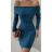 Langarmkleid für Damen (S/M EINHEITSGRÖSSE) ITALIAN FASHION IMPBB232L24157