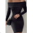 Langarmkleid für Damen (S/M EINHEITSGRÖSSE) ITALIAN FASHION IMPBB232L24157