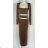 Carmen Damen-Set aus langem Rock und bauchfreiem Top (Einheitsgröße S/M) ITALIAN FASHION IMPBB23B1671/6484