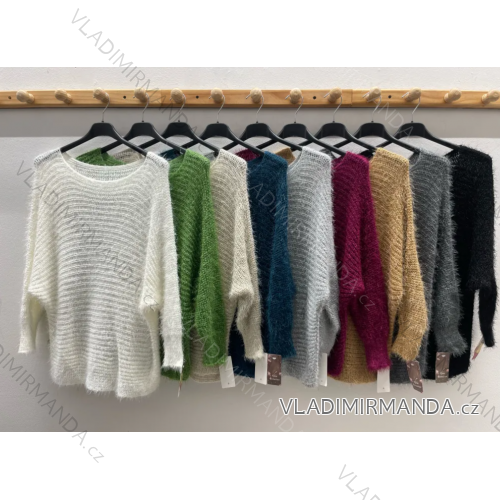 Gestreifter Langarmpullover für Damen (S/M EINHEITSGRÖSSE) ITALIAN FASHION IMPDY23ZS5231