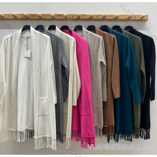 Strickjacke mit langen Ärmeln für Damen (Einheitsgröße S/M) ITALIAN FASHION IMPLI227095