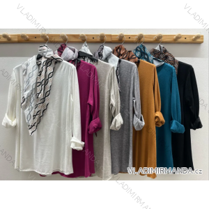 Gestreifter Langarmpullover für Damen (S/M EINHEITSGRÖSSE) ITALIAN FASHION IMPDY23ZS5231