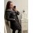 Damen Kapuzenweste (S-2XL) ITALIAN FASHION PIU ANNA PMW222286L schwarz L
