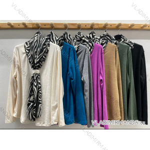 Gestreifter Langarmpullover für Damen (S/M EINHEITSGRÖSSE) ITALIAN FASHION IMPDY23ZS5231