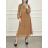 Langes, elegantes Langarmkleid für Damen (Einheitsgröße S/M) ITALIAN FASHION IMPDY23JR33136