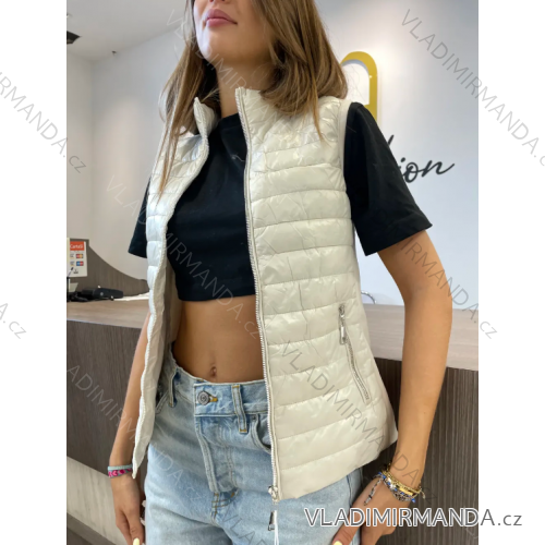 Damenjacke, Weste, Mantel, ärmellos (S/M, Einheitsgröße), ITALIAN FASHION IMPDY23SSH8067