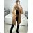 Flauschiger Langarmmantel für Damen (S-3XL) ITALIAN FASHION IMT23001 XL schwarz