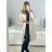 Flauschiger Damenmantel mit Knöpfen (S/M/L ONE SIZE) ITALIAN FASHION IMD22962